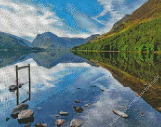 Buttermere Lake England Diamond Painting