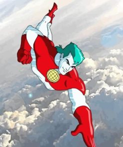 Captain Planet Flying Diamond Painting