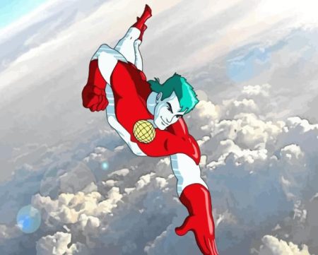 Captain Planet Flying Diamond Painting