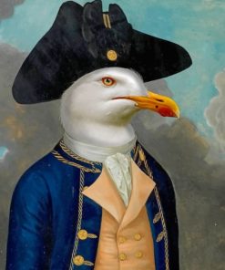 Captain Seagull Diamond Painting