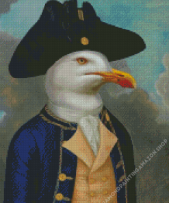 Captain Seagull Diamond Painting