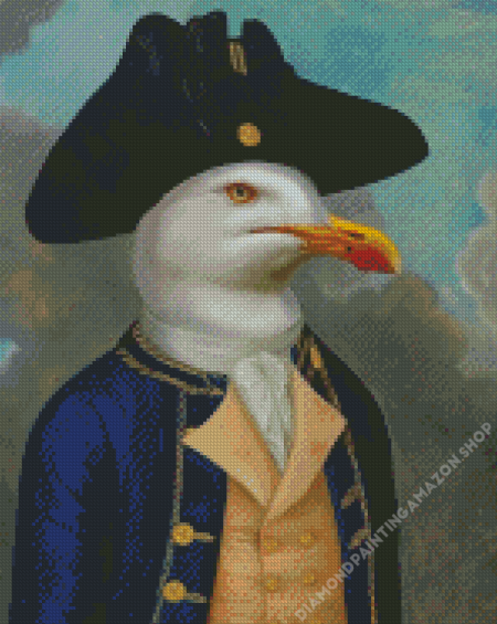 Captain Seagull Diamond Painting