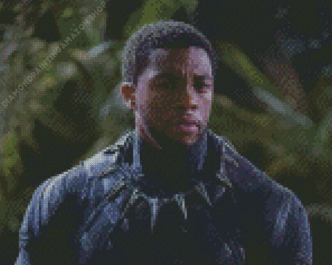 Chadwick Boseman Black Panther Diamond Painting