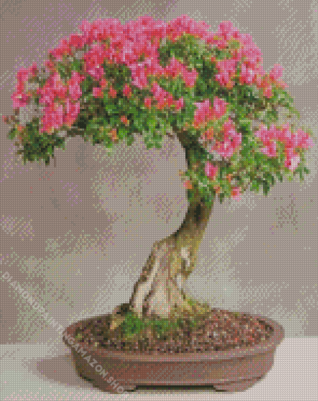 Cherry Blossom Bonsai Tree Diamond Painting
