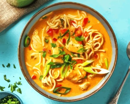 Chicken Laksa Diamond Painting