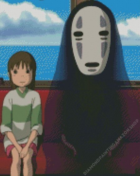 Chihiro And No Face Diamond Painting