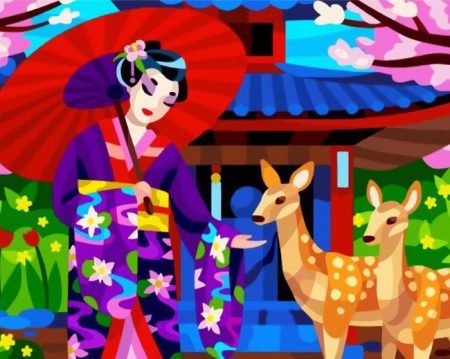 Chinese Lady Diamond Painting