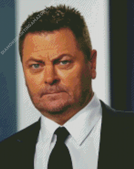Classy Nick Offerman Diamond Painting
