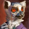 Classy Lemur Diamond Painting