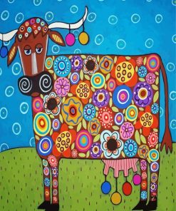 Colorful Cattle Karla Gerard Diamond Painting