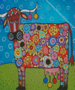 Colorful Cattle Karla Gerard Diamond Painting