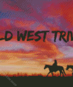 Cowboy Silhouette Diamond Painting