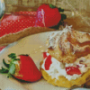 Cream Puff Strawberry Shortcake Diamond Painting