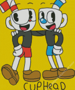 Cuphead Video Game Diamond Painting