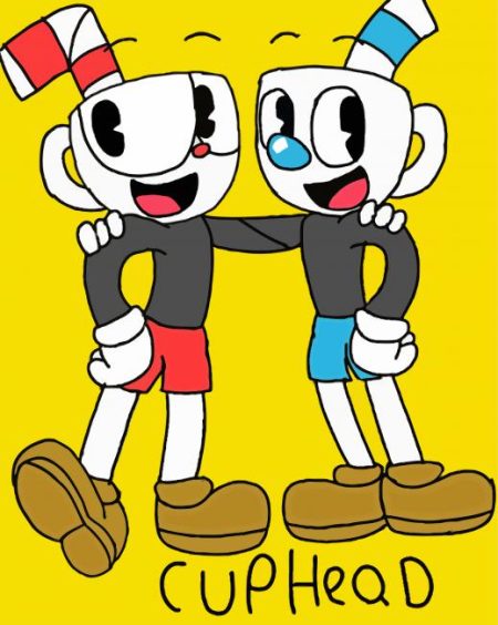 Cuphead Video Game Diamond Painting
