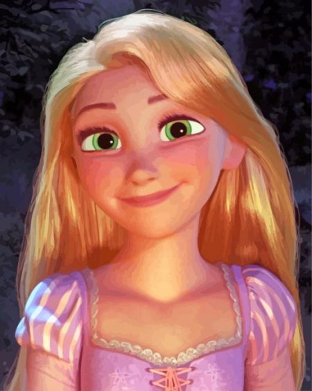 Cute Rapunzel Diamond Painting