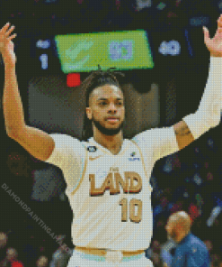 Darius Garland Cleveland Cavaliers Diamond Painting