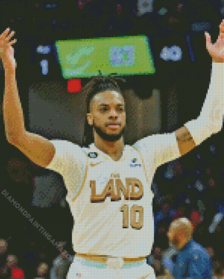 Darius Garland Cleveland Cavaliers Diamond Painting