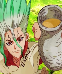 Dr Stone Character Diamond Painting