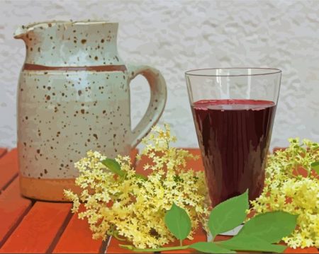 Elderberry Juice Diamond Painting