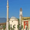 Ethem Bey Mosque In Tirana Diamond Painting