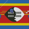 Flag Of Swaziland Diamond Painting