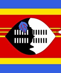 Flag Of Swaziland Diamond Painting