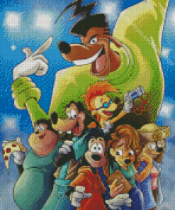 Goofy Movie Characters Diamond Painting