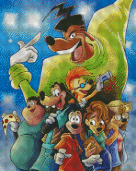 Goofy Movie Characters Diamond Painting