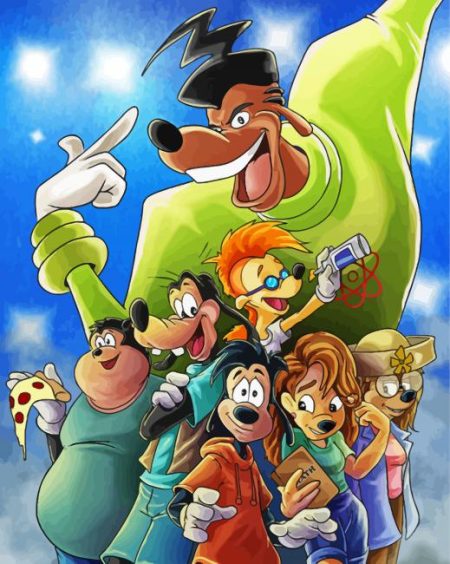 Goofy Movie Characters Diamond Painting