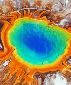 Grand Prismatic Spring Diamond Painting