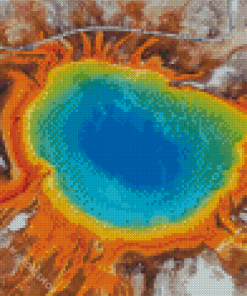 Grand Prismatic Spring Diamond Painting