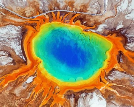 Grand Prismatic Spring Diamond Painting