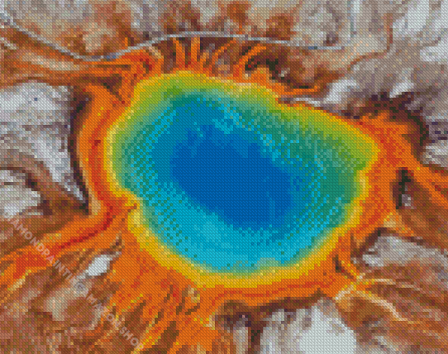 Grand Prismatic Spring Diamond Painting