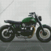 Green Triumph Bonneville Diamond Painting