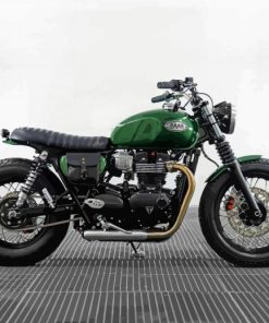 Green Triumph Bonneville Diamond Painting