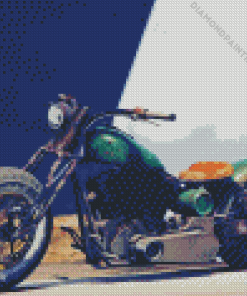 Green Rat Bike Diamond Painting