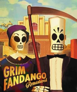 Grim Fandango Video Game Poster Diamond Painting