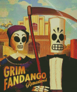 Grim Fandango Video Game Poster Diamond Painting