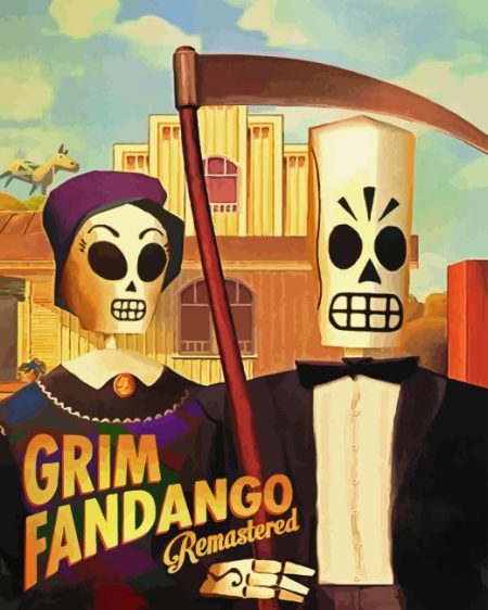 Grim Fandango Video Game Poster Diamond Painting