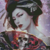 Japan Girl Art Diamond Painting