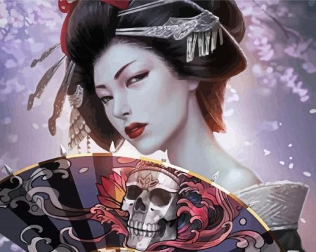 Japan Girl Art Diamond Painting