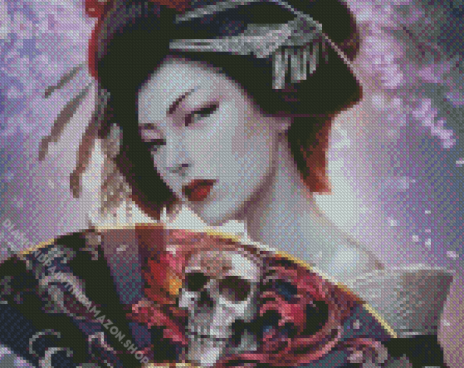 Japan Girl Art Diamond Painting