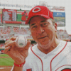 Johnny Bench Baseball Player Diamond Painting