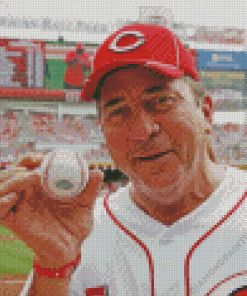 Johnny Bench Baseball Player Diamond Painting