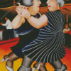 Ladies Dancing By Beryl Cook Diamond Painting