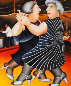 Ladies Dancing By Beryl Cook Diamond Painting