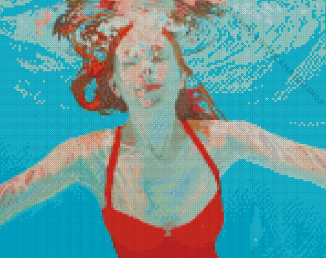 Lady Underwater Diamond Painting