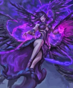 League Of Legends Morgana Character Diamond Painting