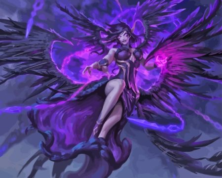 League Of Legends Morgana Character Diamond Painting